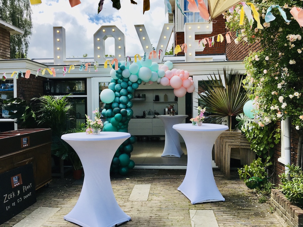 Styling van buitenevents (feest)